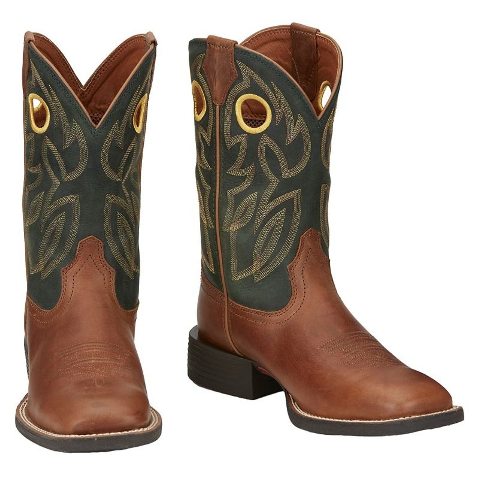 Justin Mens Stampede Bowline SqToe Boot