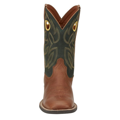 Justin Mens Stampede Bowline SqToe Boot