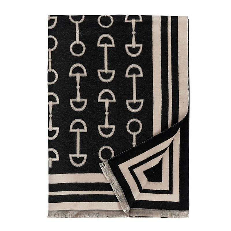 AWST Acrylic Cashmere Snaffle Bit Scarf