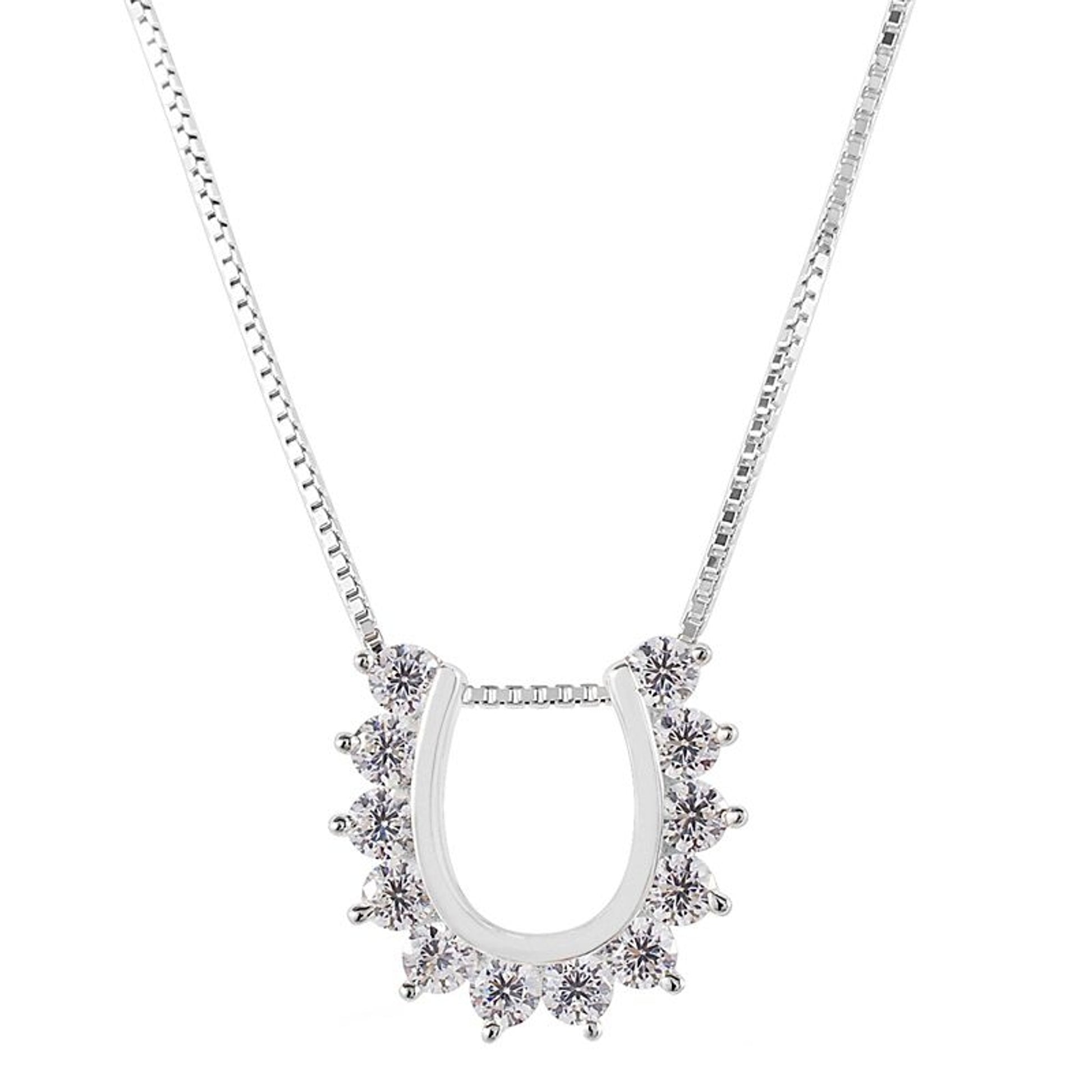Kelly Herd Outside Set Horseshoe Necklace