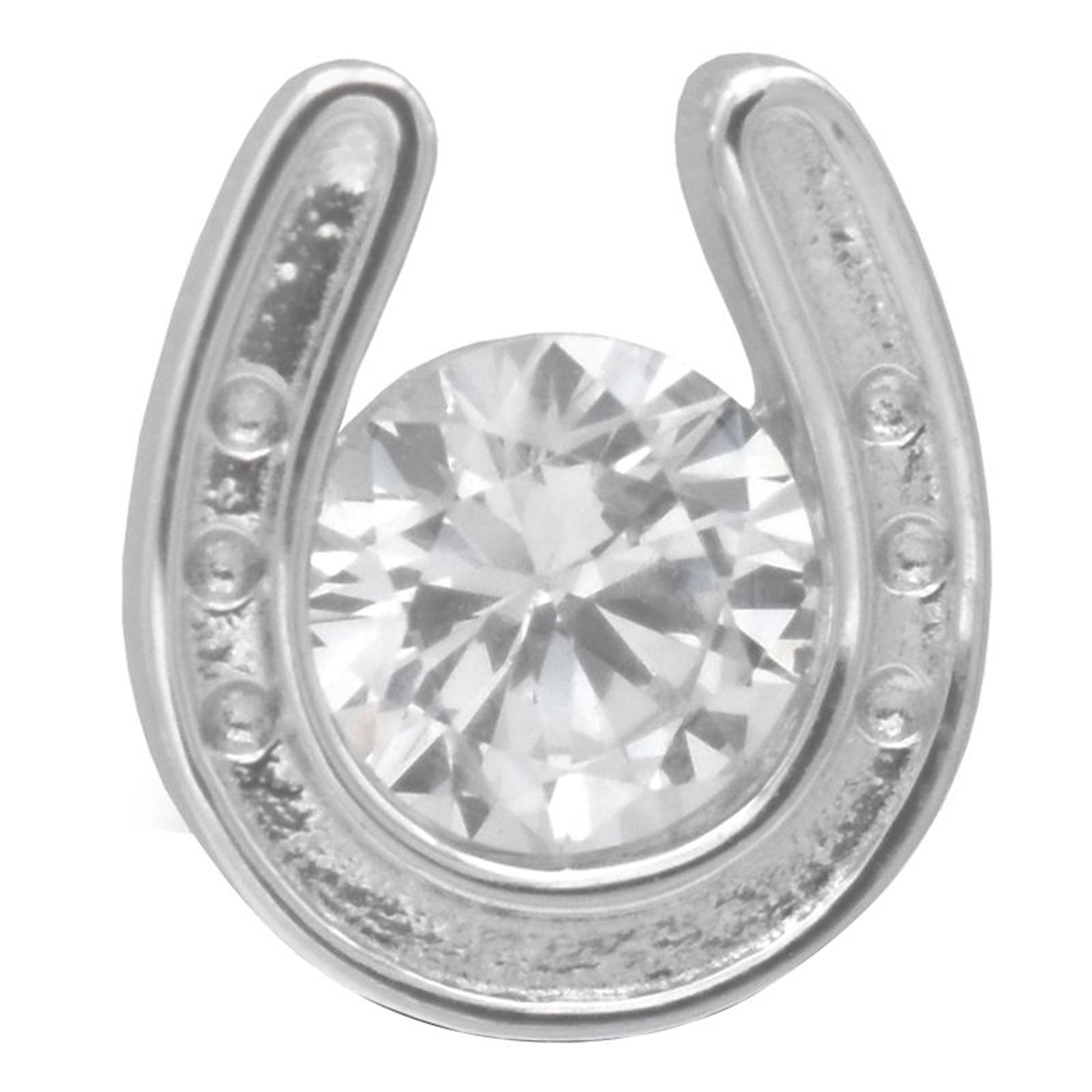 Kelly Herd Horseshoe Stud Tie Tack