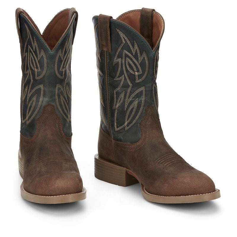 Justin Mens Rendon Round Toe Boots