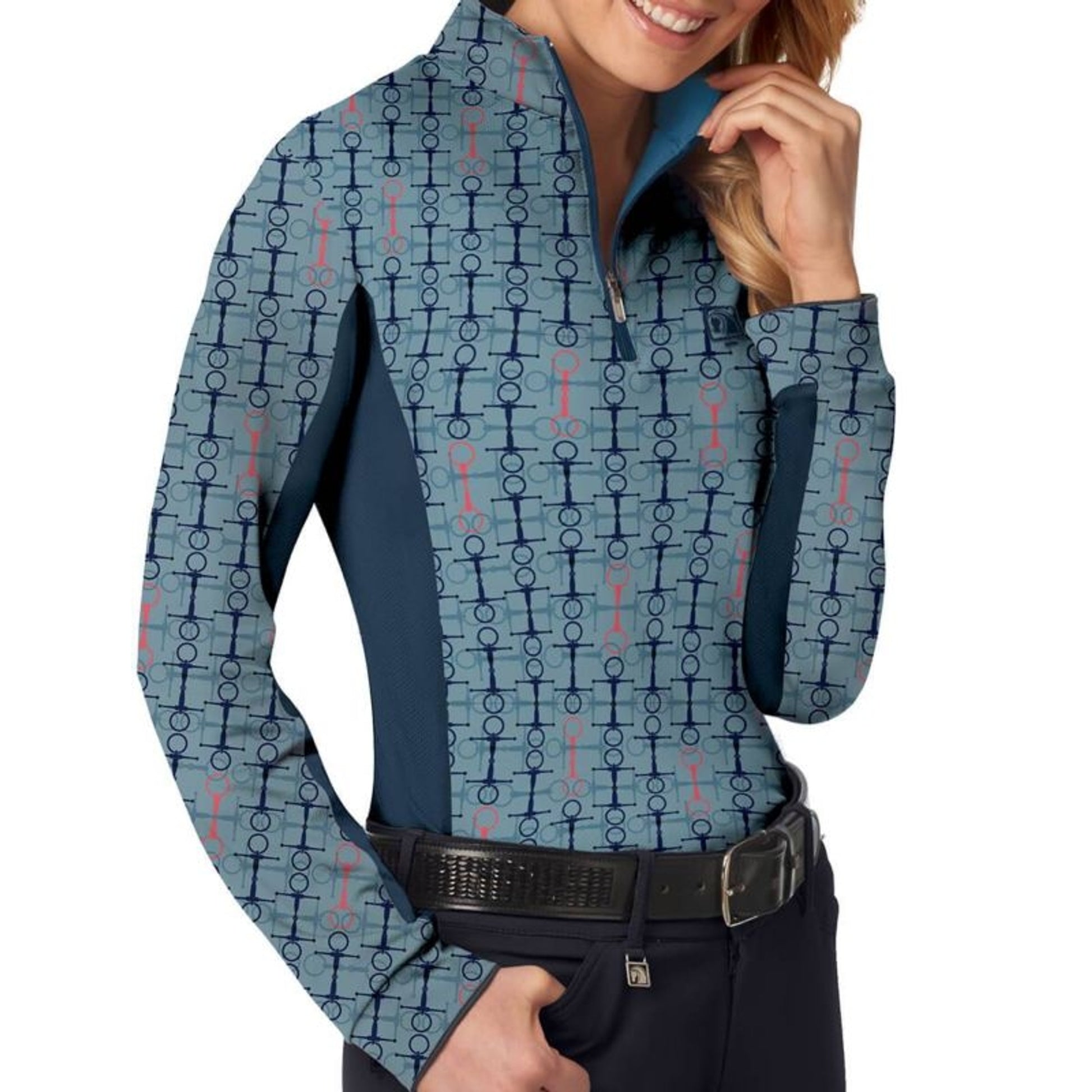 Romfh Ladies Print LS Sun Shirt
