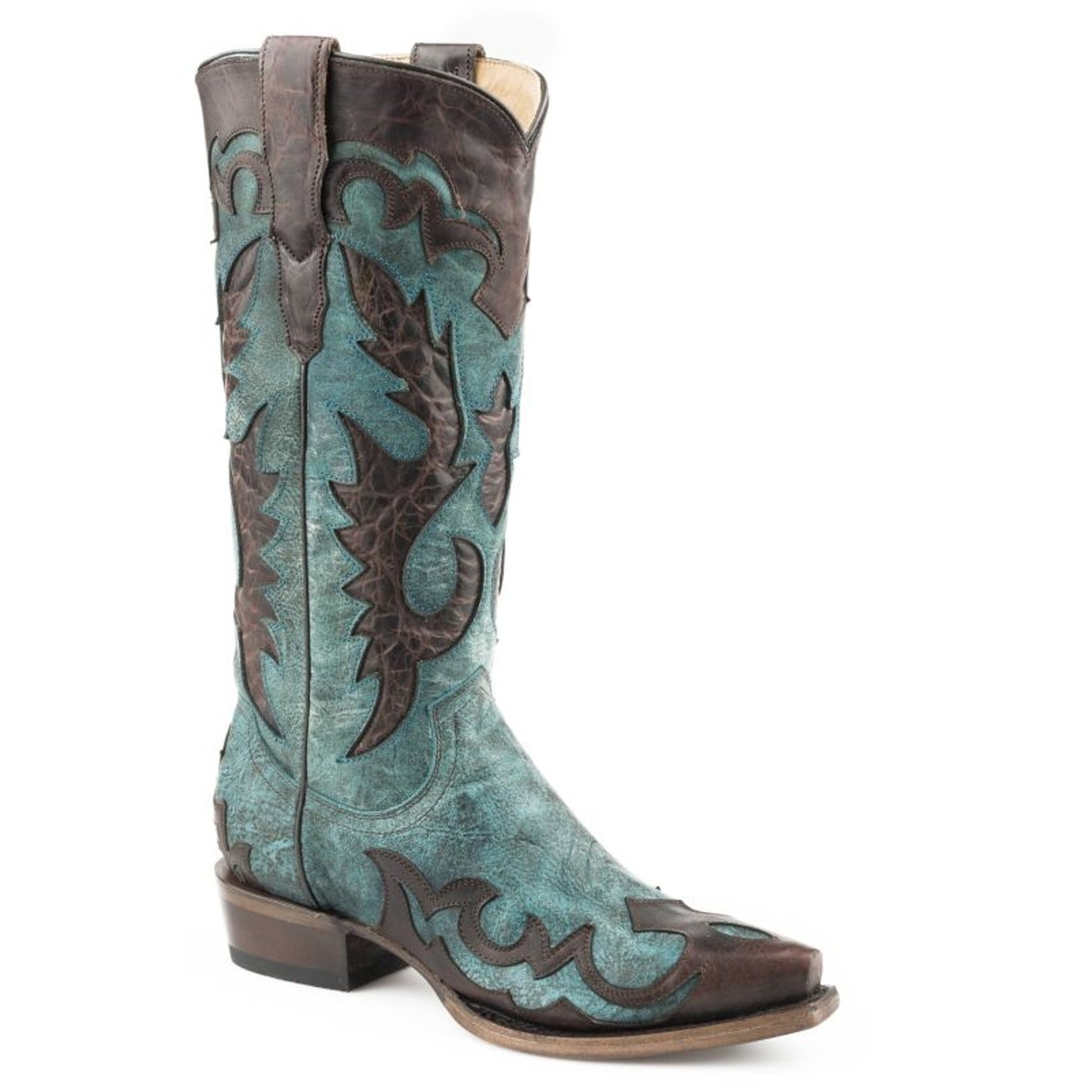Stetson Ladies Cora Boots 9 Blue/Brown