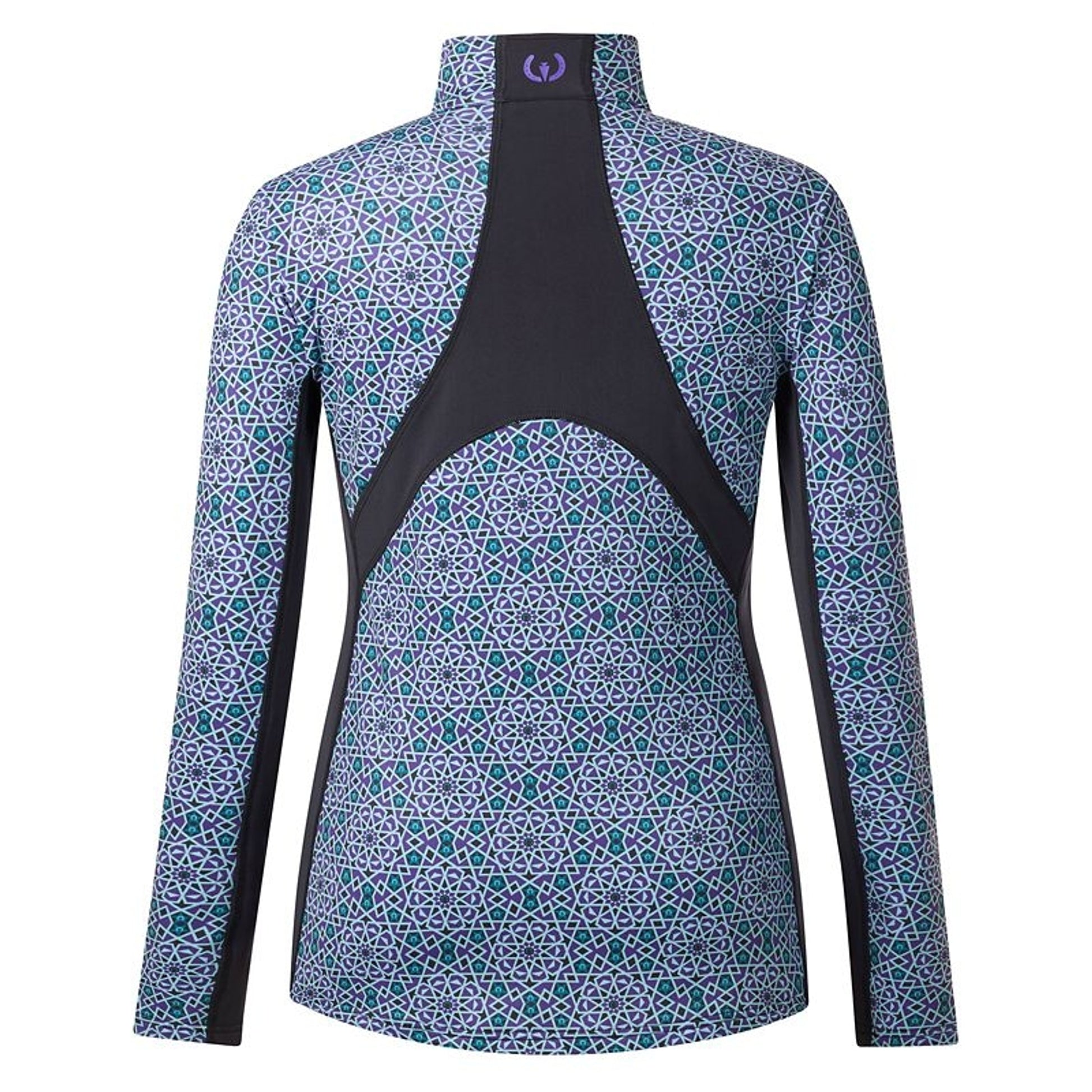 Kerrits Rail Side 1/4 Zip Print Top