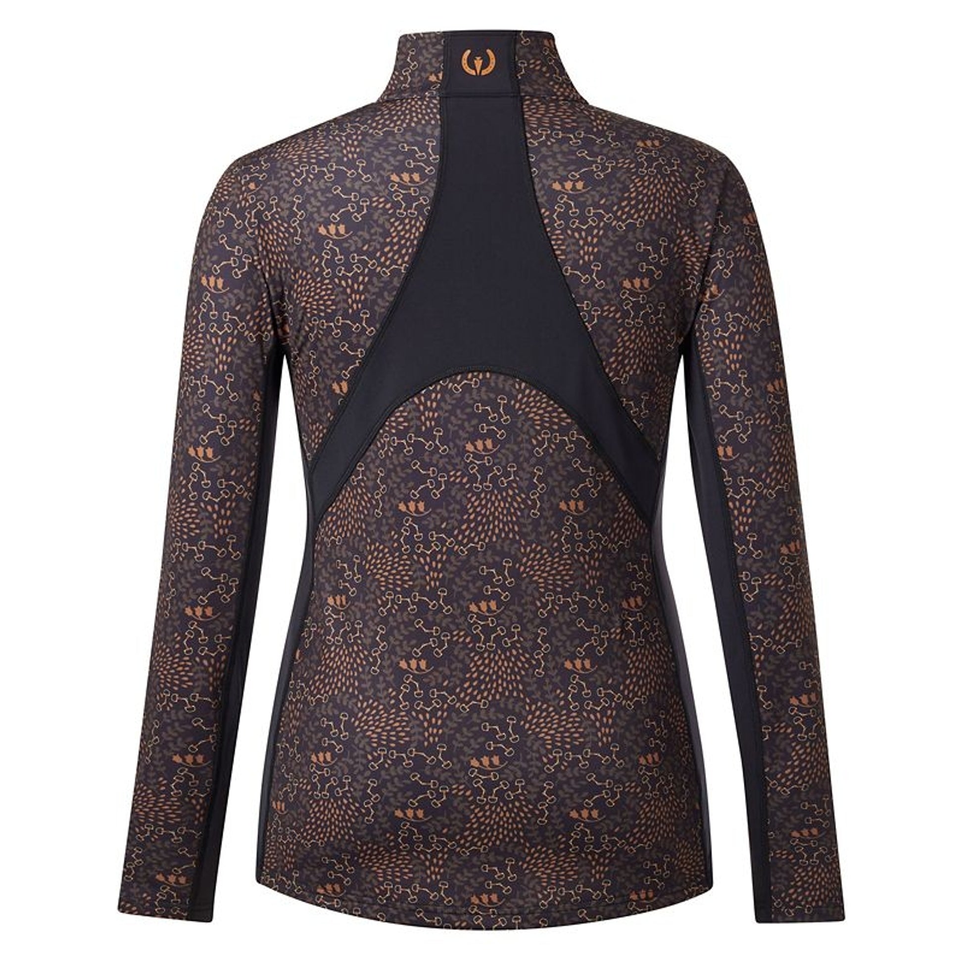 Kerrits Rail Side 1/4 Zip Print Top