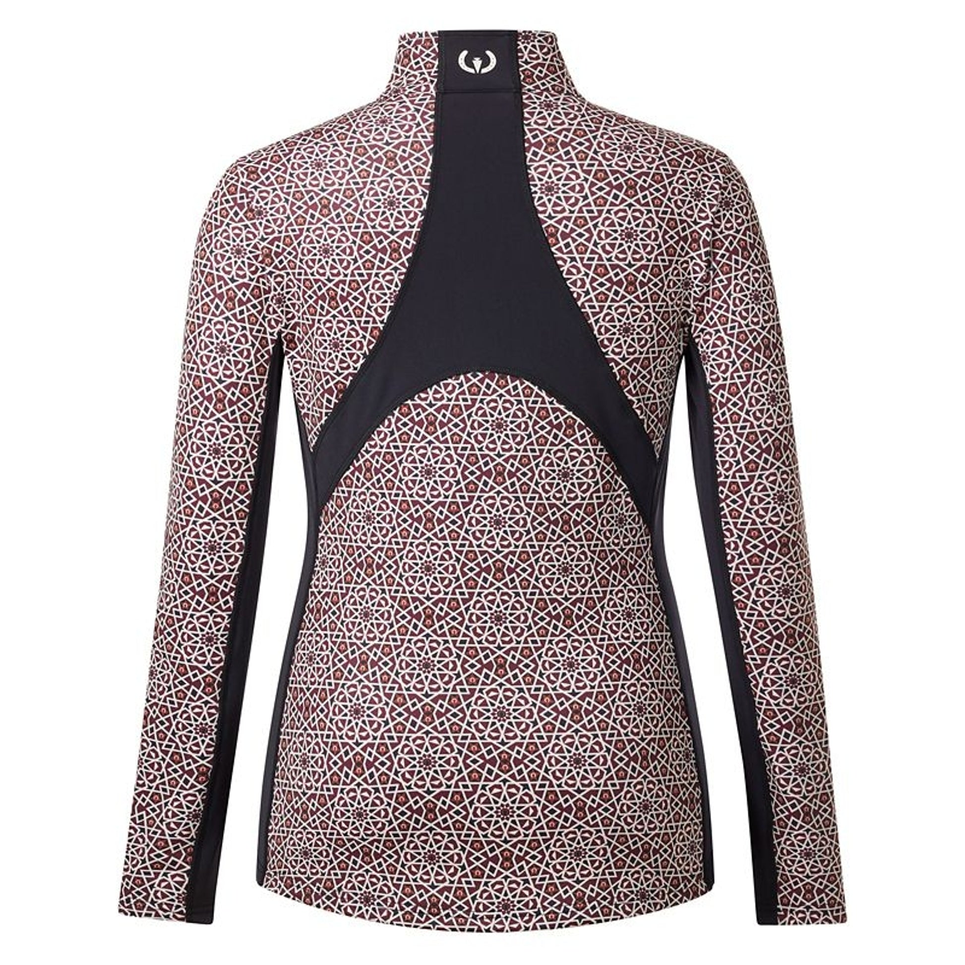 Kerrits Rail Side 1/4 Zip Print Top