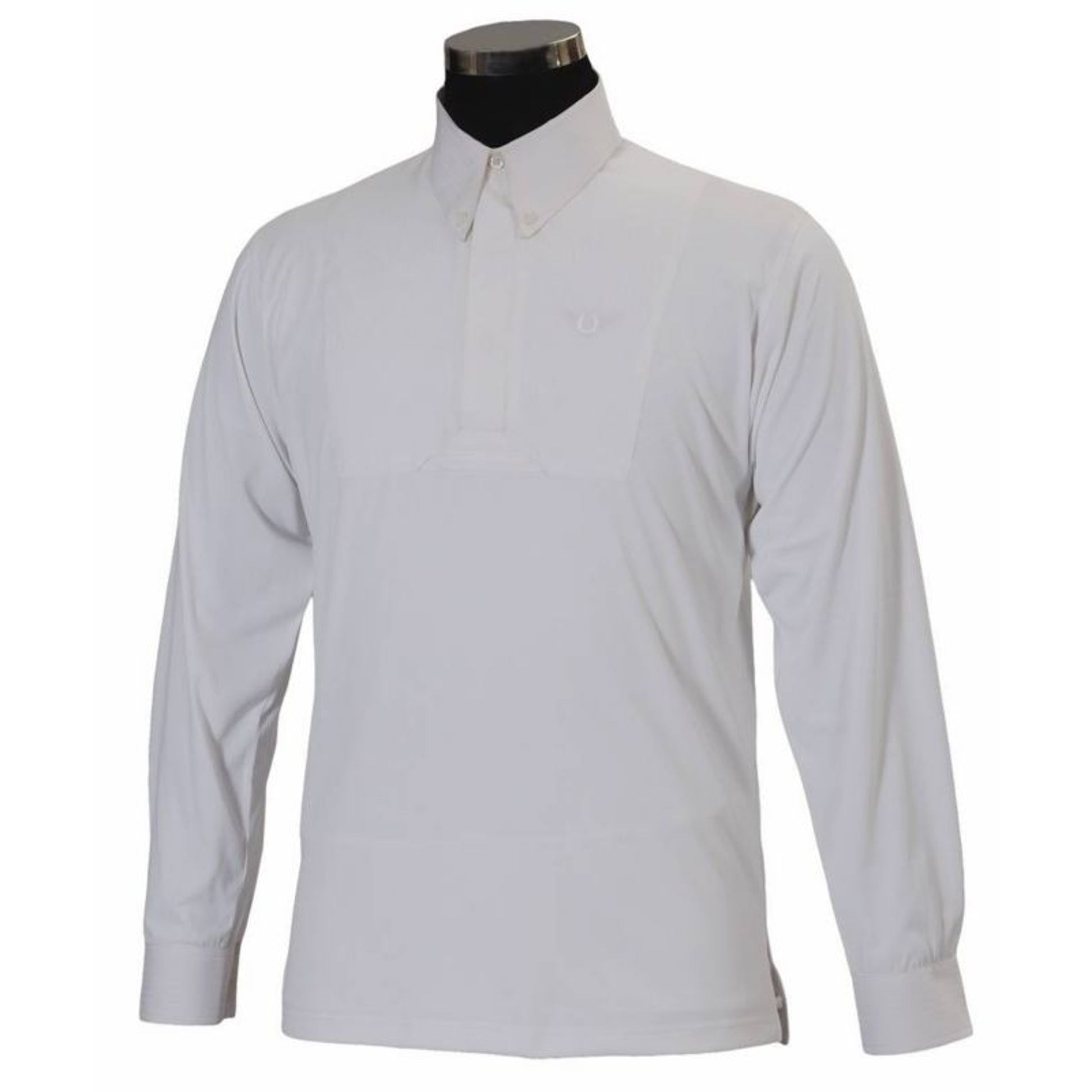 TuffRider Adam BoysLsleeve Show Shirt LG White