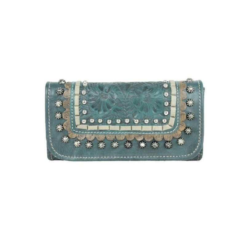 American West Blue Ridge Ladies TriFold Wallet