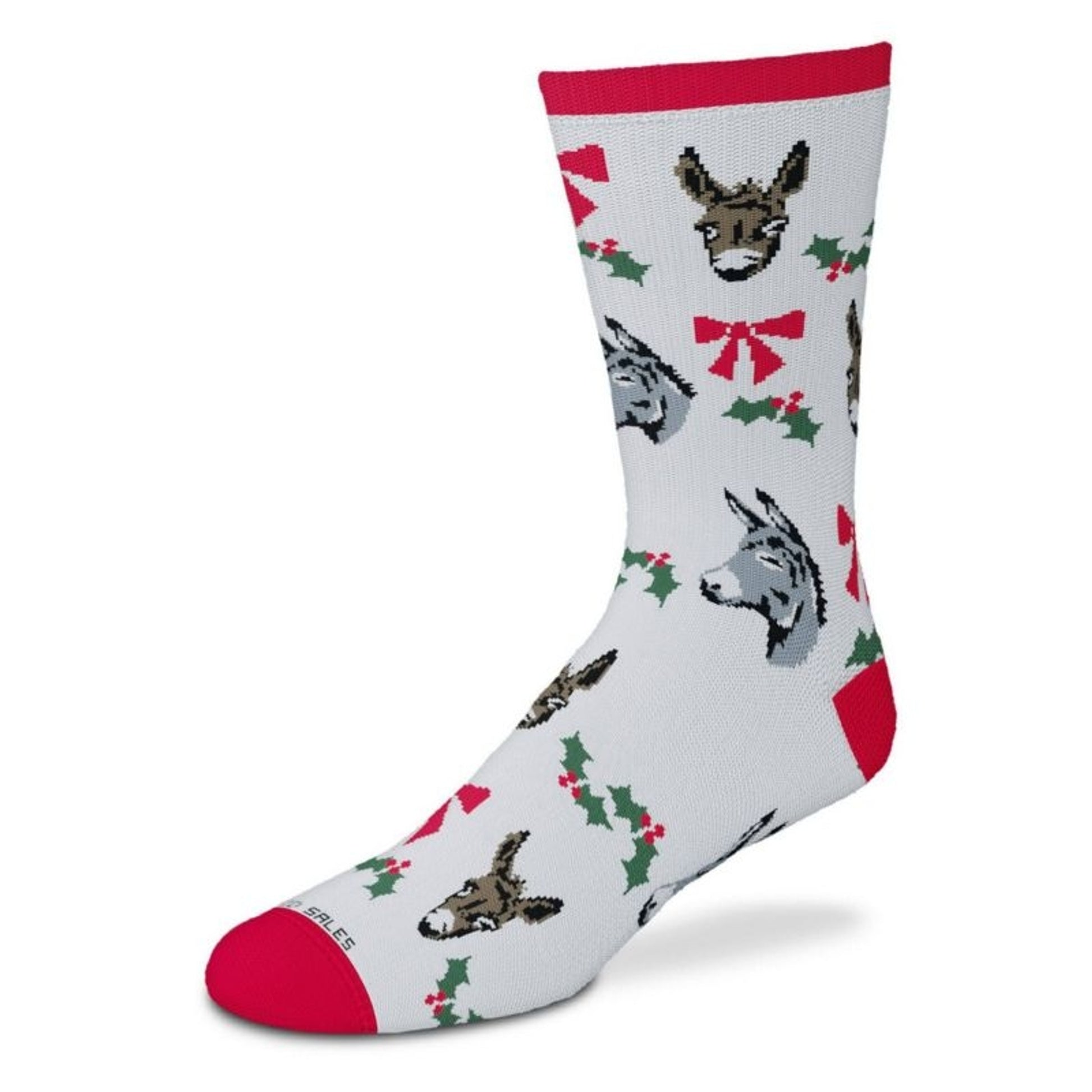 Donkey Holly Berry Socks