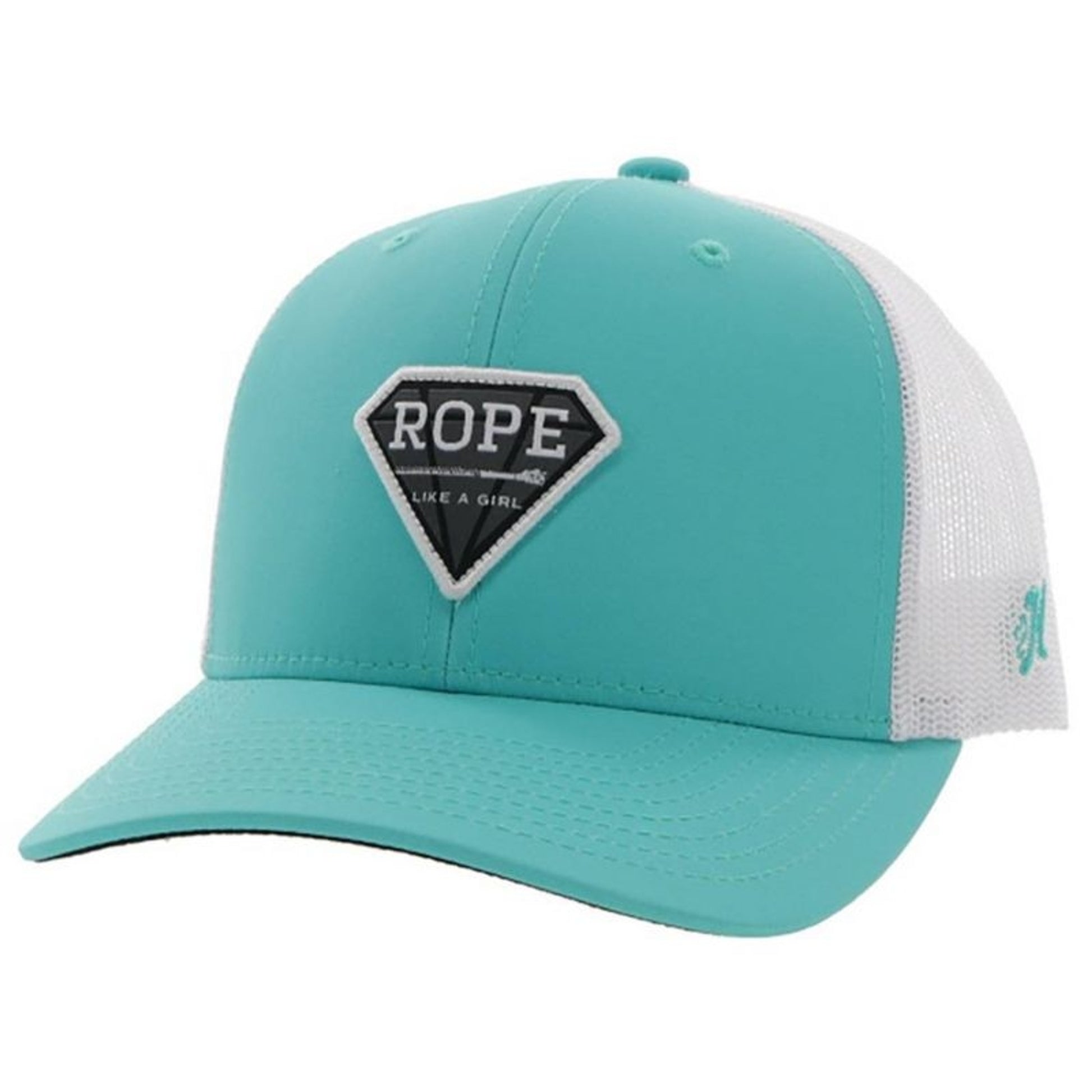 Hooey Rope Like a Girl Trucker Cap Turq