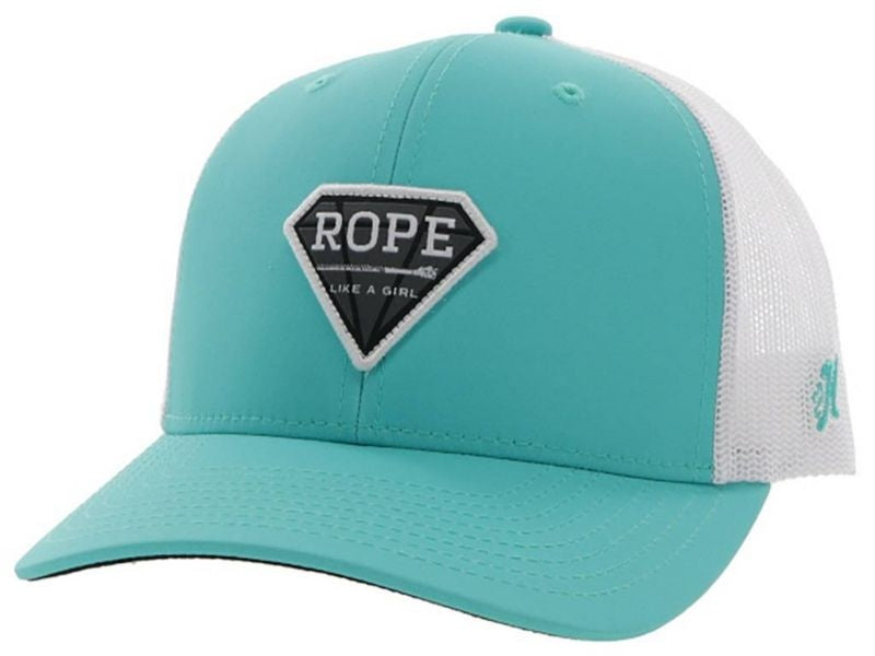 Hooey Rope Like a Girl Trucker Cap Turq
