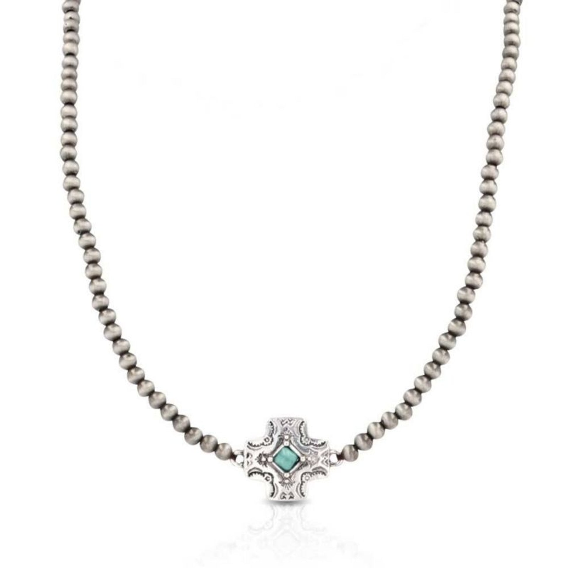 Montana SS Western Star Beaded Attitude Necklace