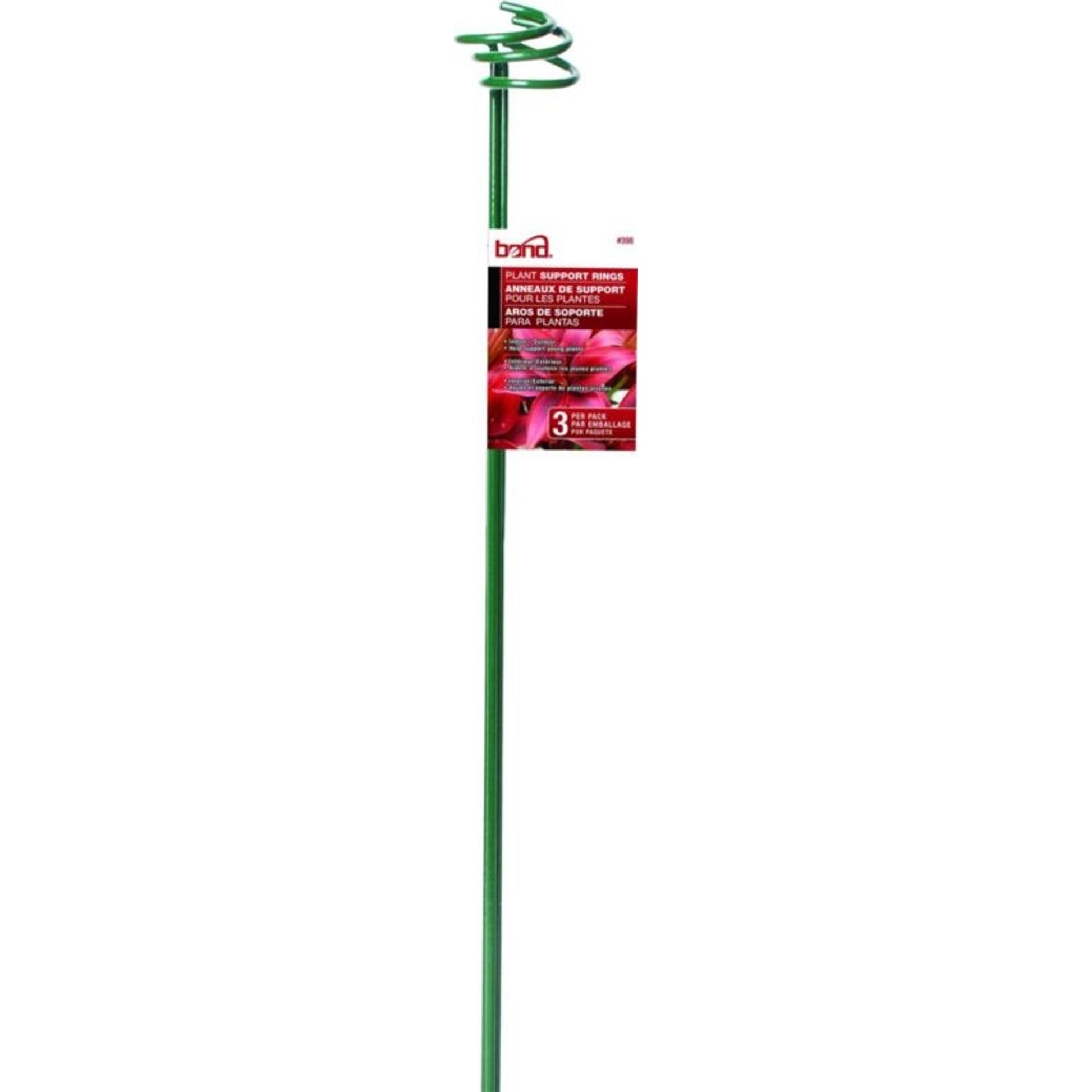 Plant Support Rings 24c/3 pk Green