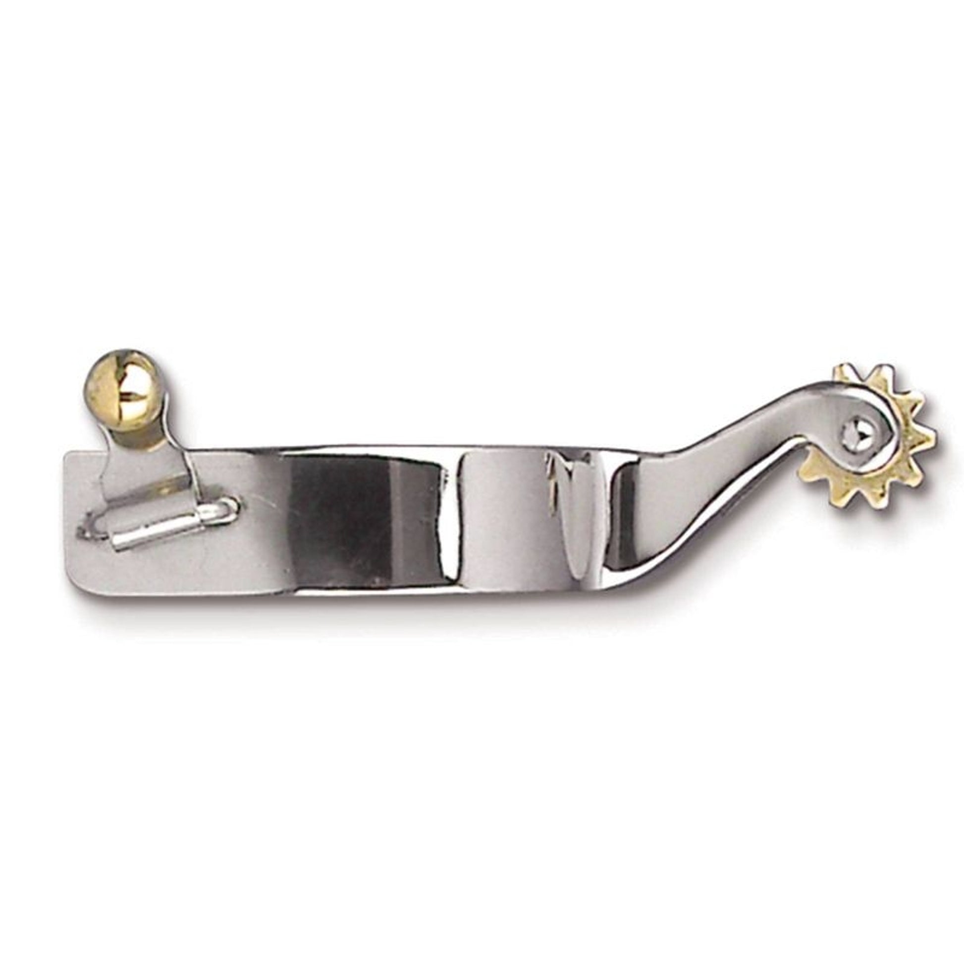 Toklat Mens Stainless Steel Roping Spur Brown