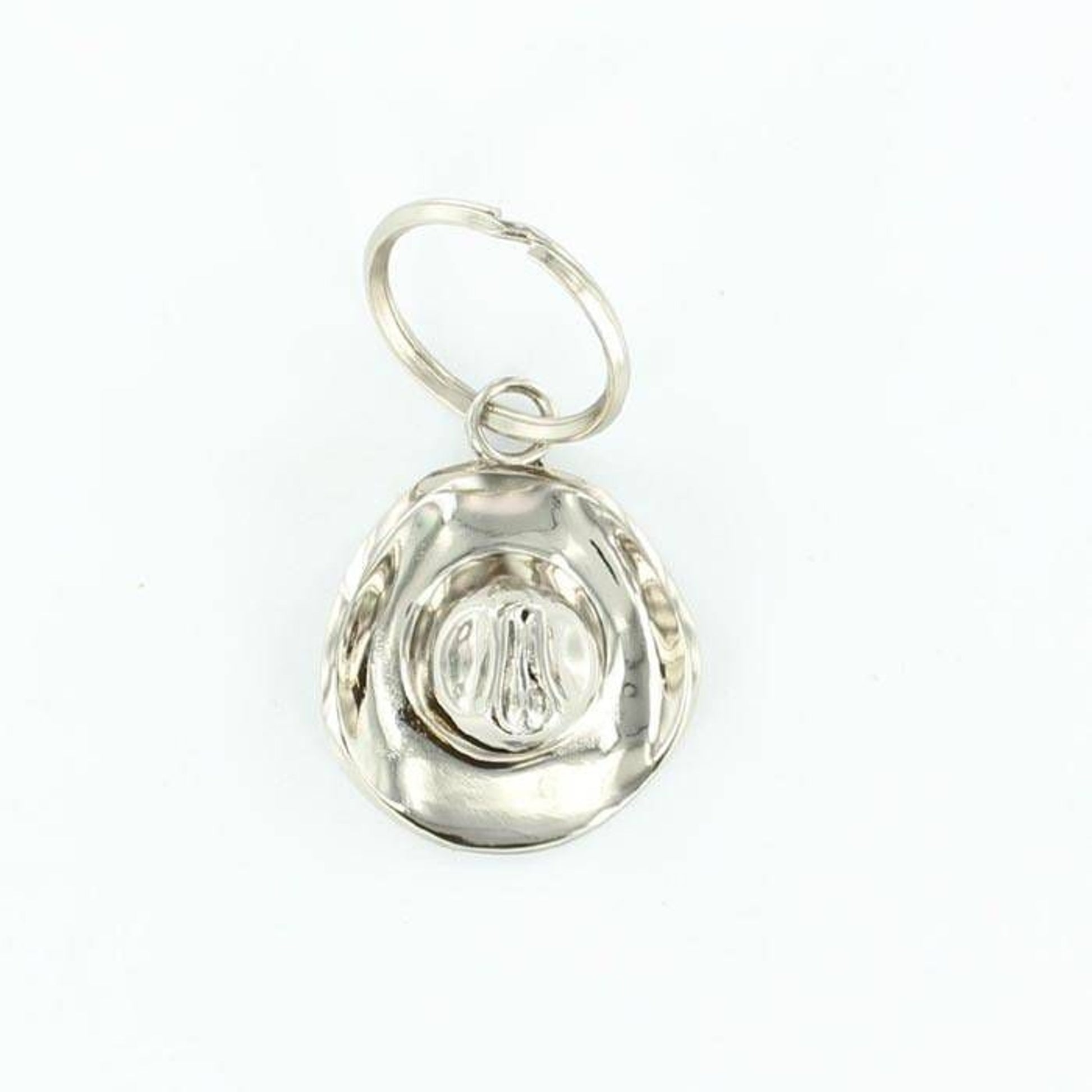 MF Western Hat Key Ring Black/White