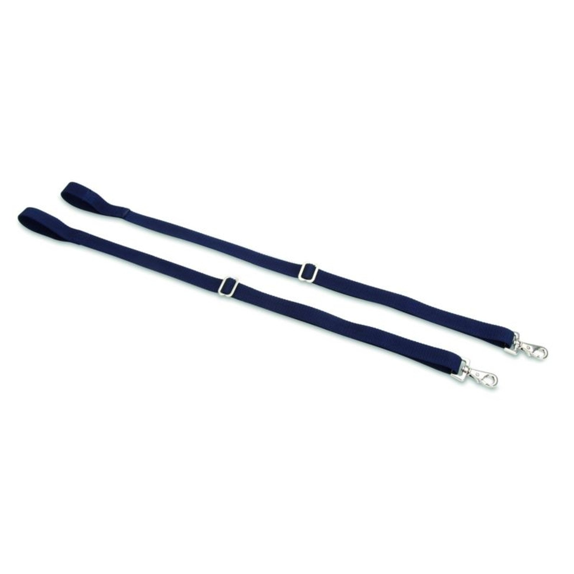 Shires Elastic Leg Straps Black/White