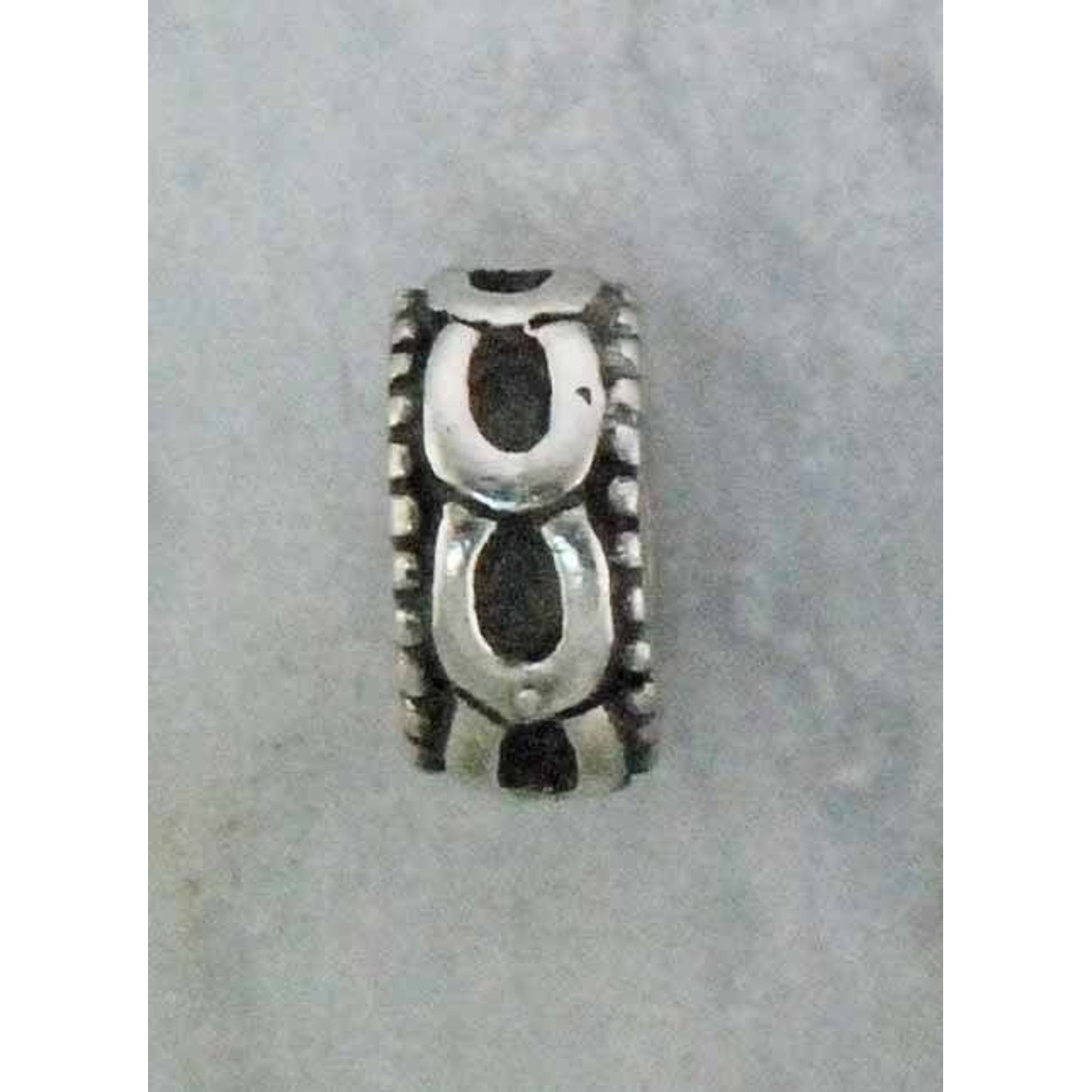 Joppa Horse Shoe Spacer Bead Retro Silver