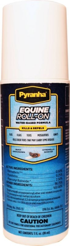 Pyranha Equine RollOn Water Base Formula 3oz