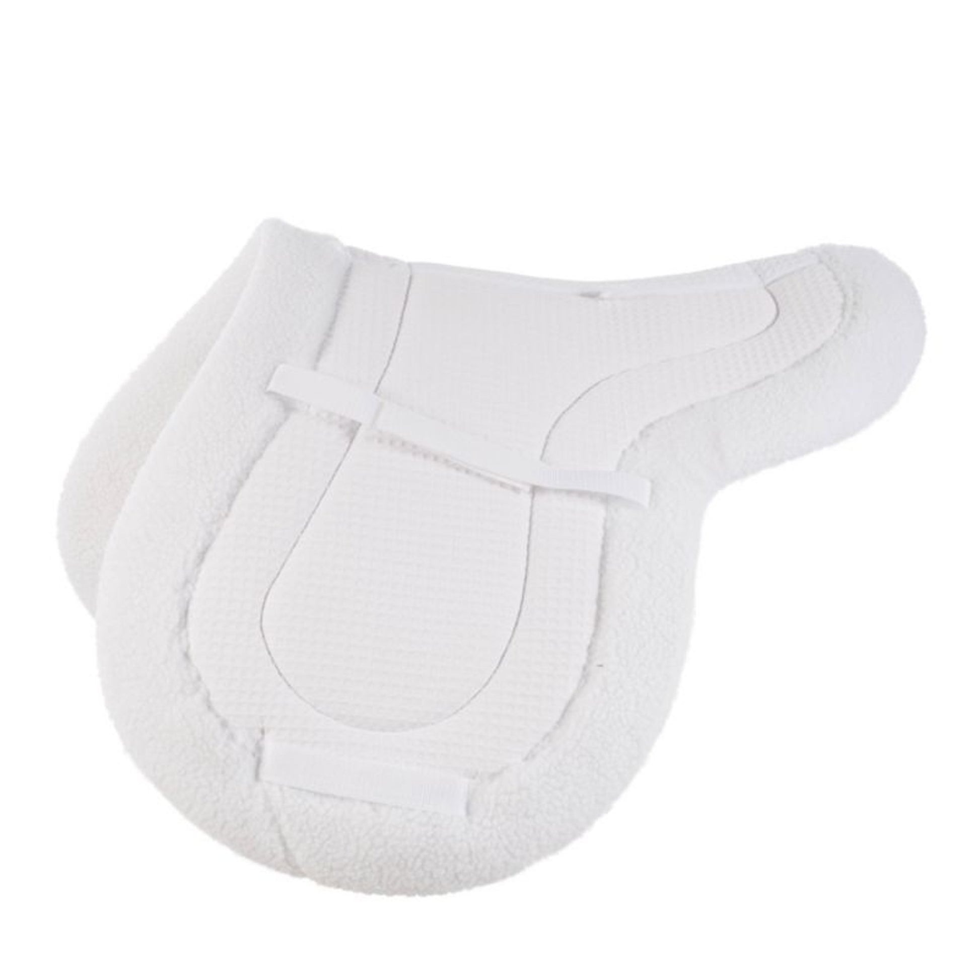 Horze Airflow Close Contact Shaped Pad White Full