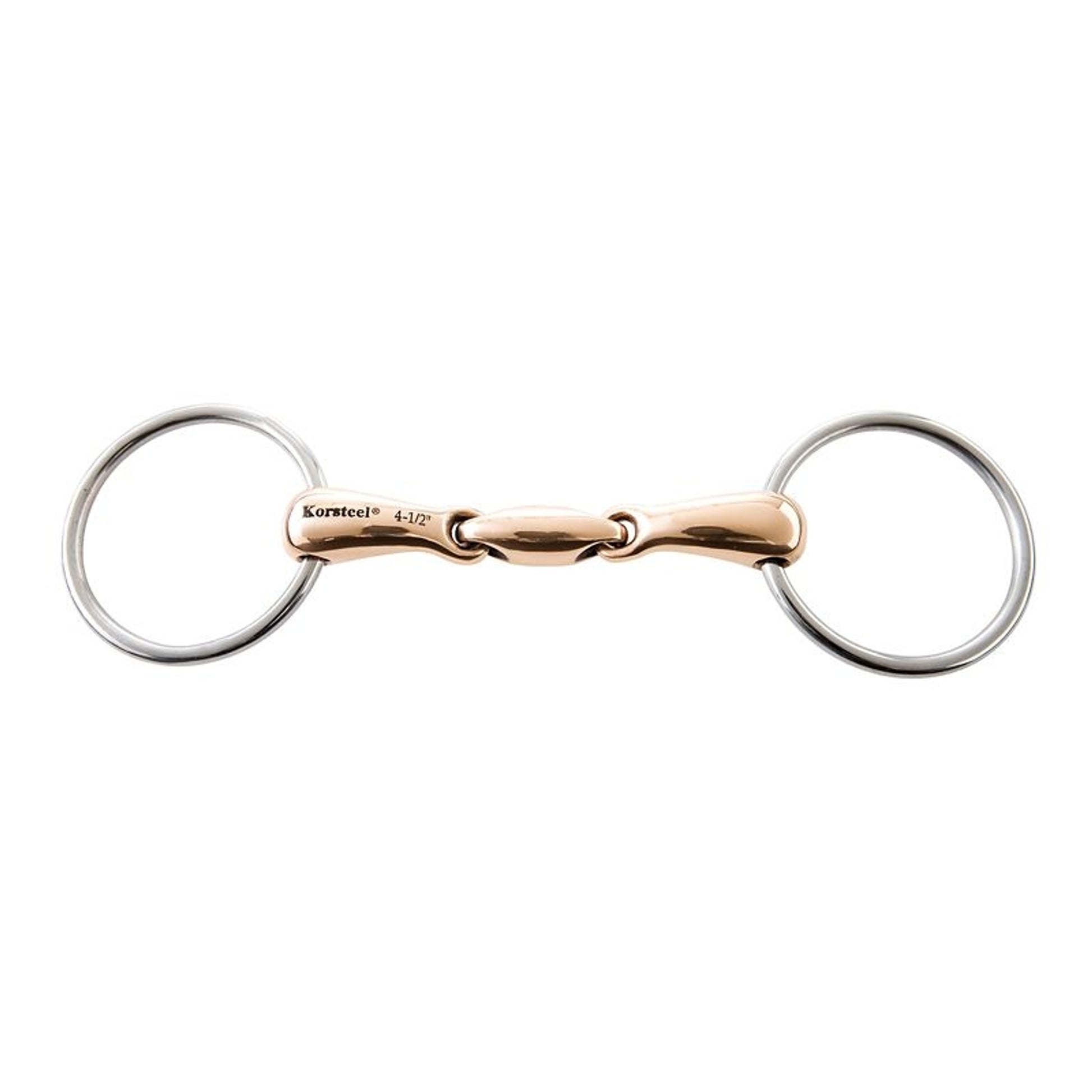JP Korsteel Copper Mouth Loose Ring Snaffle