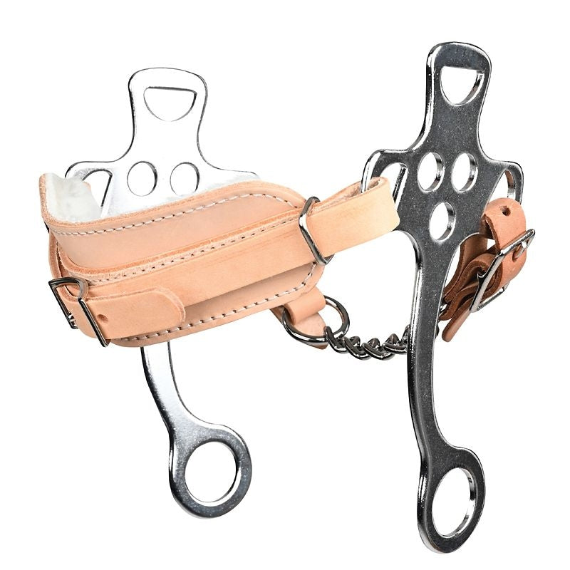 Korsteel Fleece Nose Hackamore Bit 5 Inch