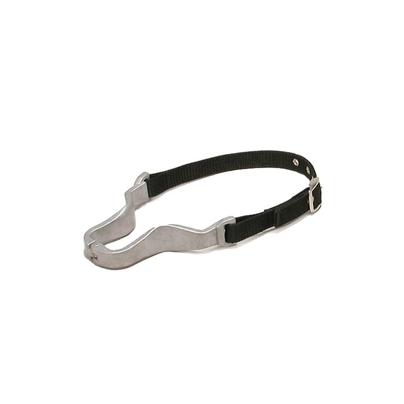 Aluminum Hinge Cribbing Collar with Nylon Strap Brn