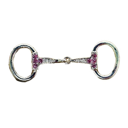 Silver Snaffle Bit Stock Tie Pin