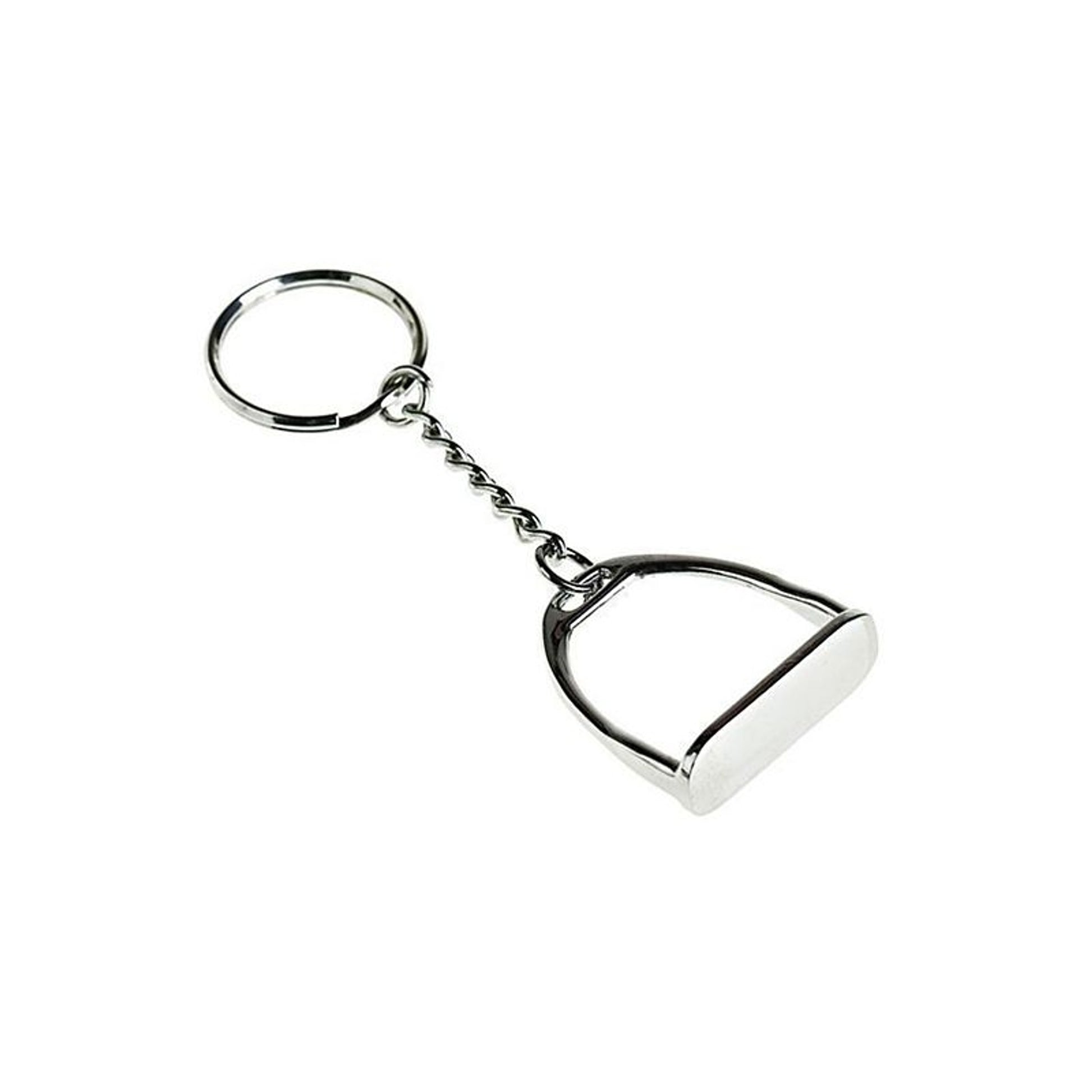 HorZe Stirrup Key Ring Silver