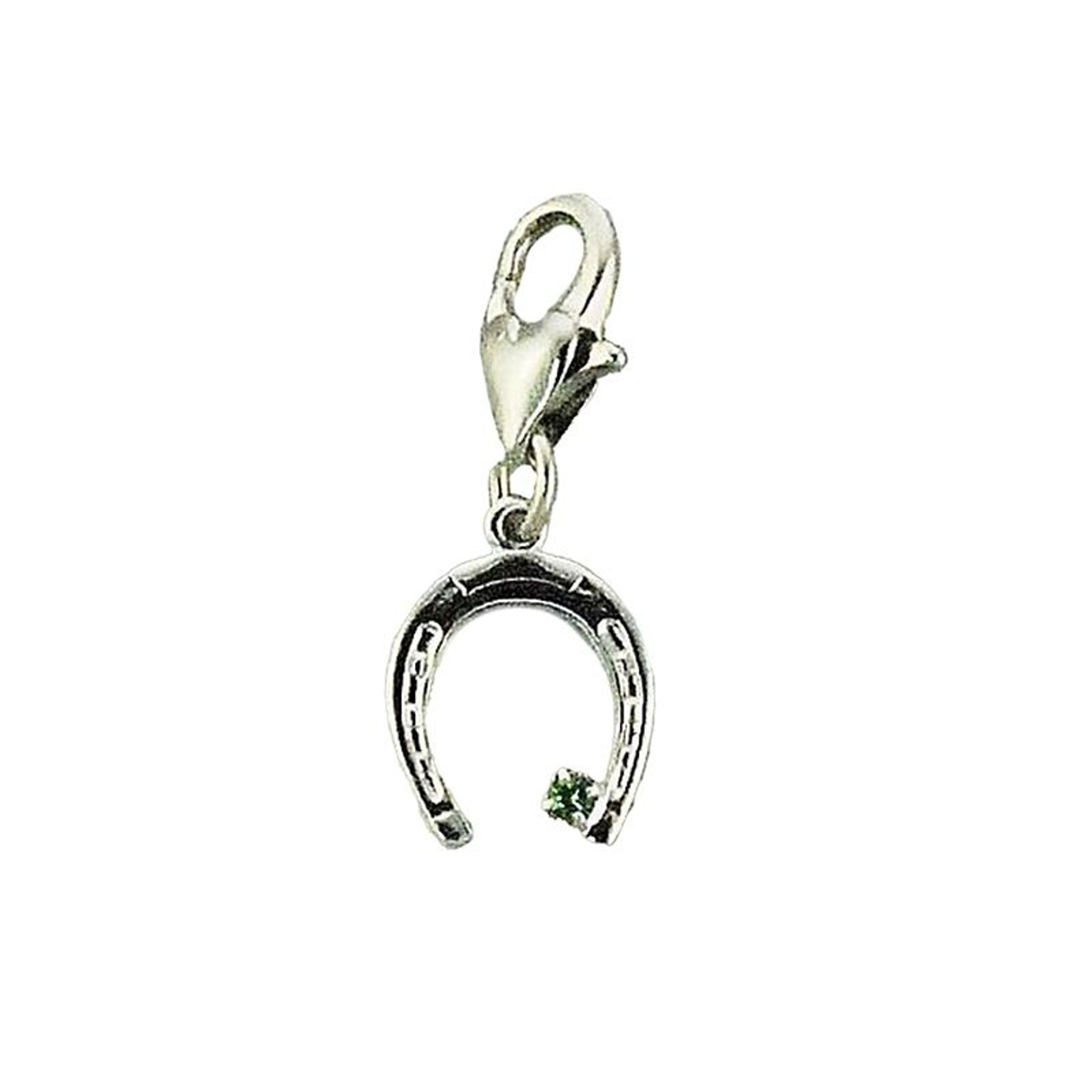Barbary Horseshoe with Stone CharmCrystal