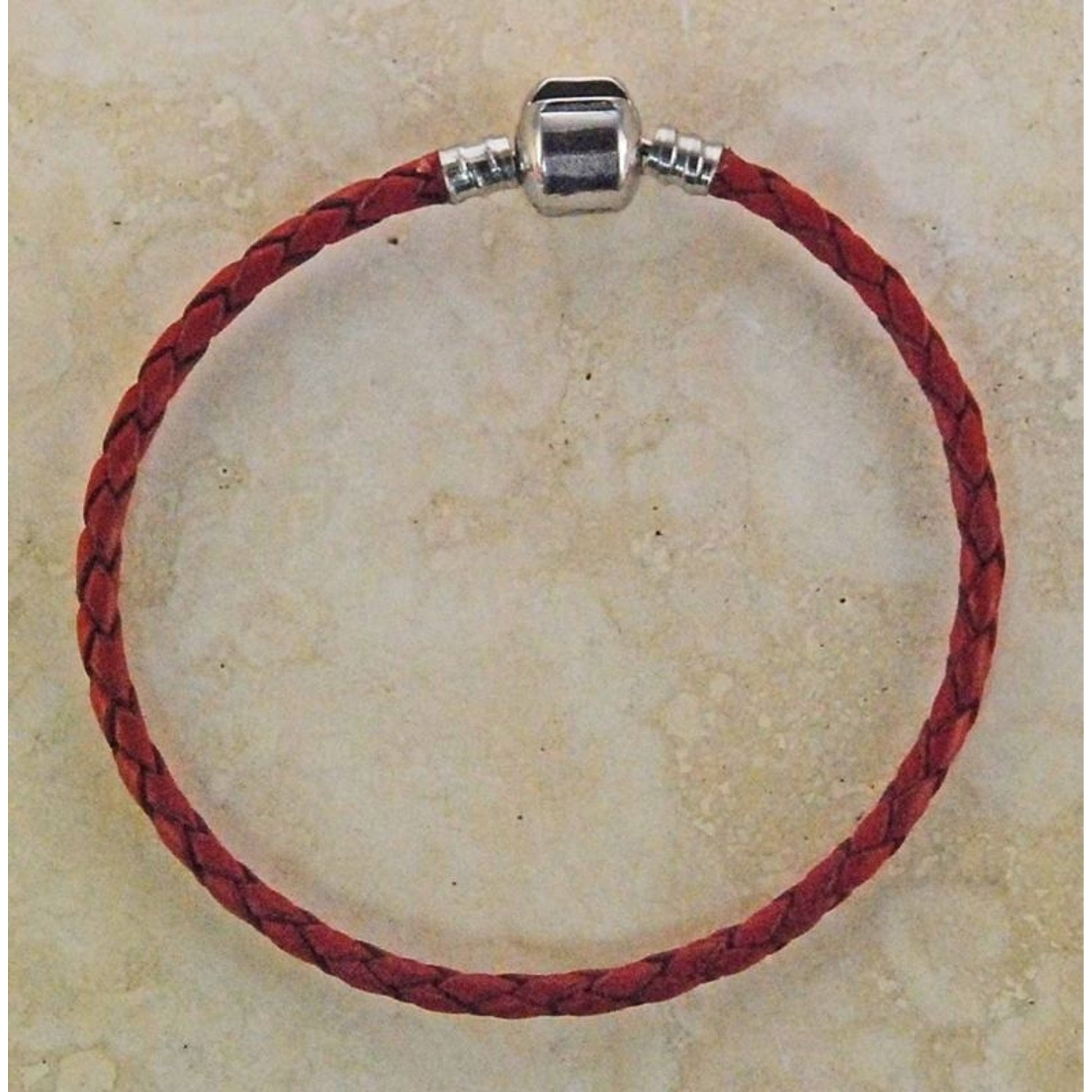 Joppa Leather Bracelet 7 1/2in Black