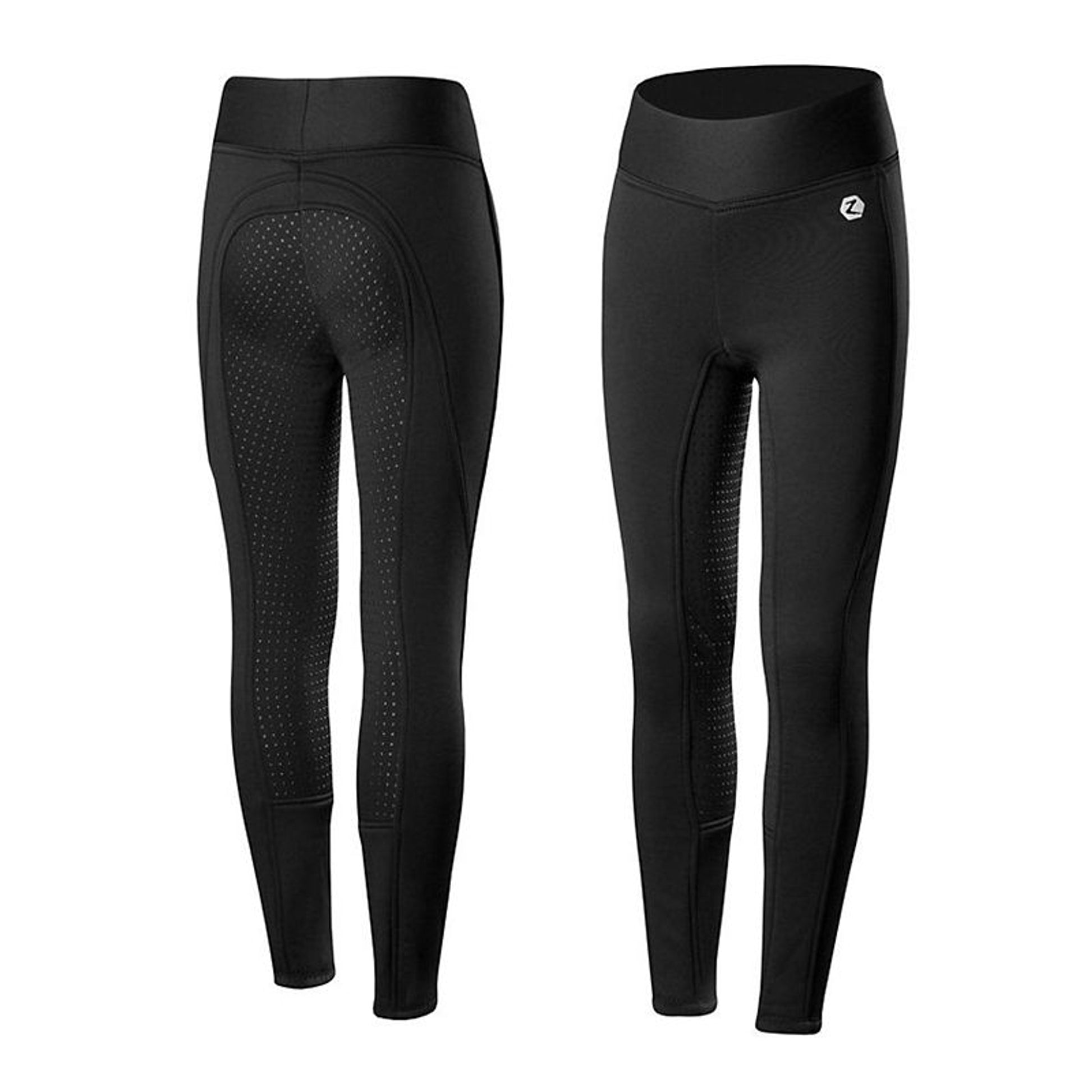 Horze Kids Active Silicone Full Seat Winter Tights
