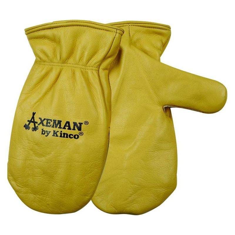 Kinco Axeman Lined Leather Mitt Medium Tan
