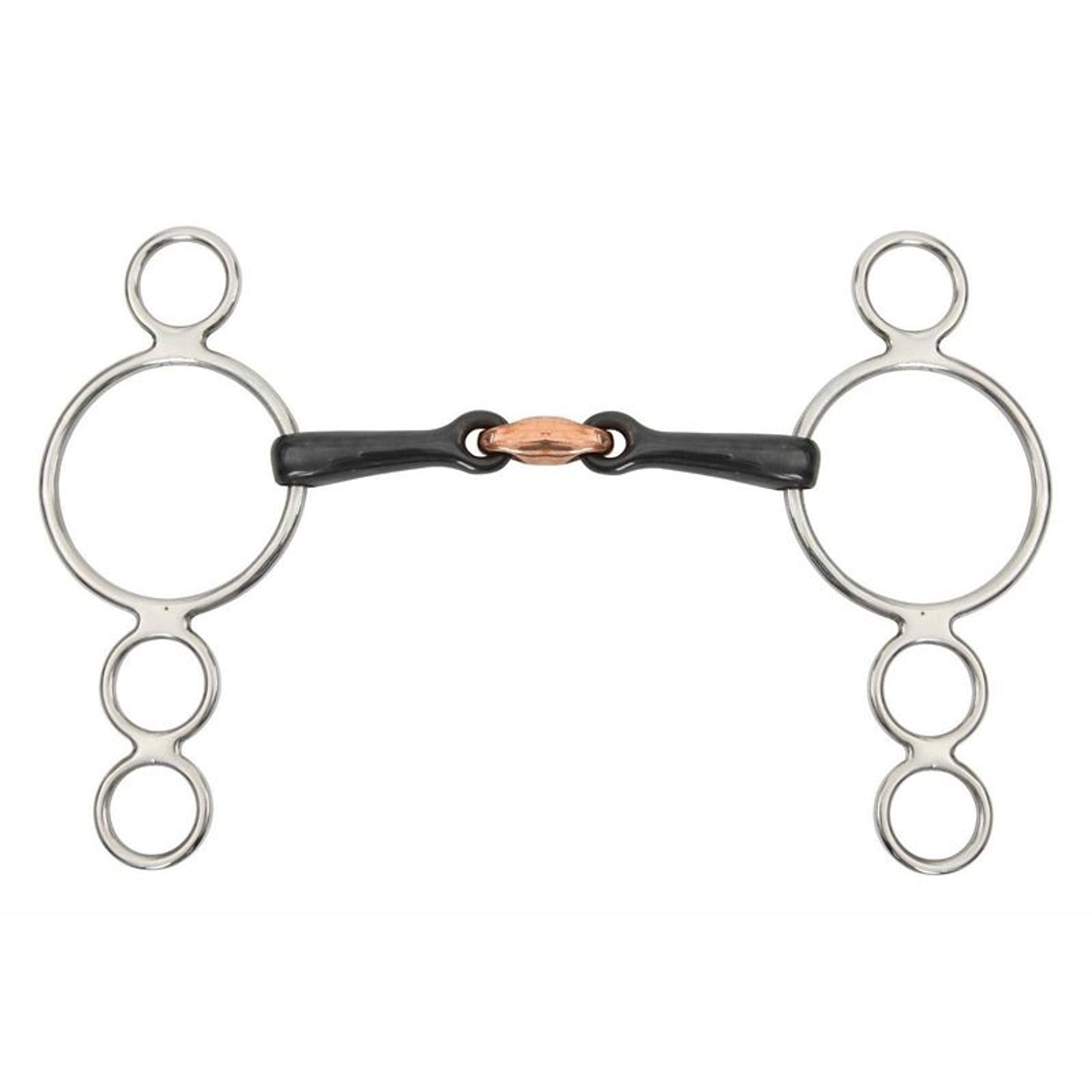 Shires Three Ring Sweet Iron Dutch Gag Bit