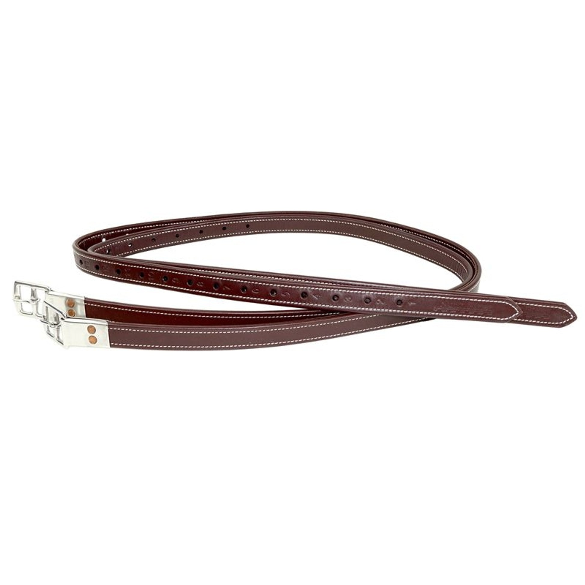Nunn Finer Calfskin Nylon Stirrup Lthrs 7/8x50 Blk