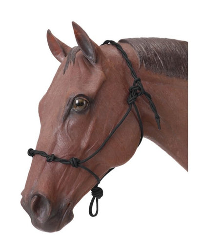 Tough1 Knotted Rope Halter with Twisted Crown