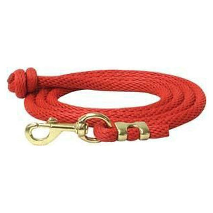 Abetta Round Nylon Lead With Brass Snap 5/8 x10ft Blk