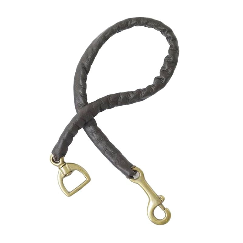 Centaur Leather Covered Stud Chain 30in