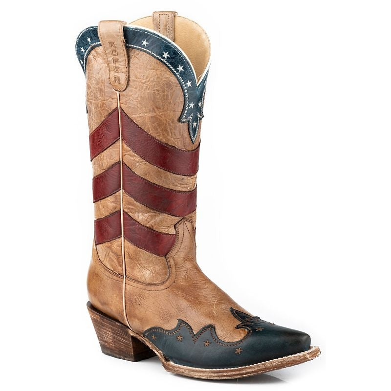 Roper Ladies American Charm Snip Toe Boot