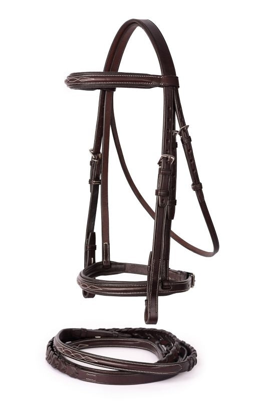 Perris Professional Show Bridle Havana H Horse
