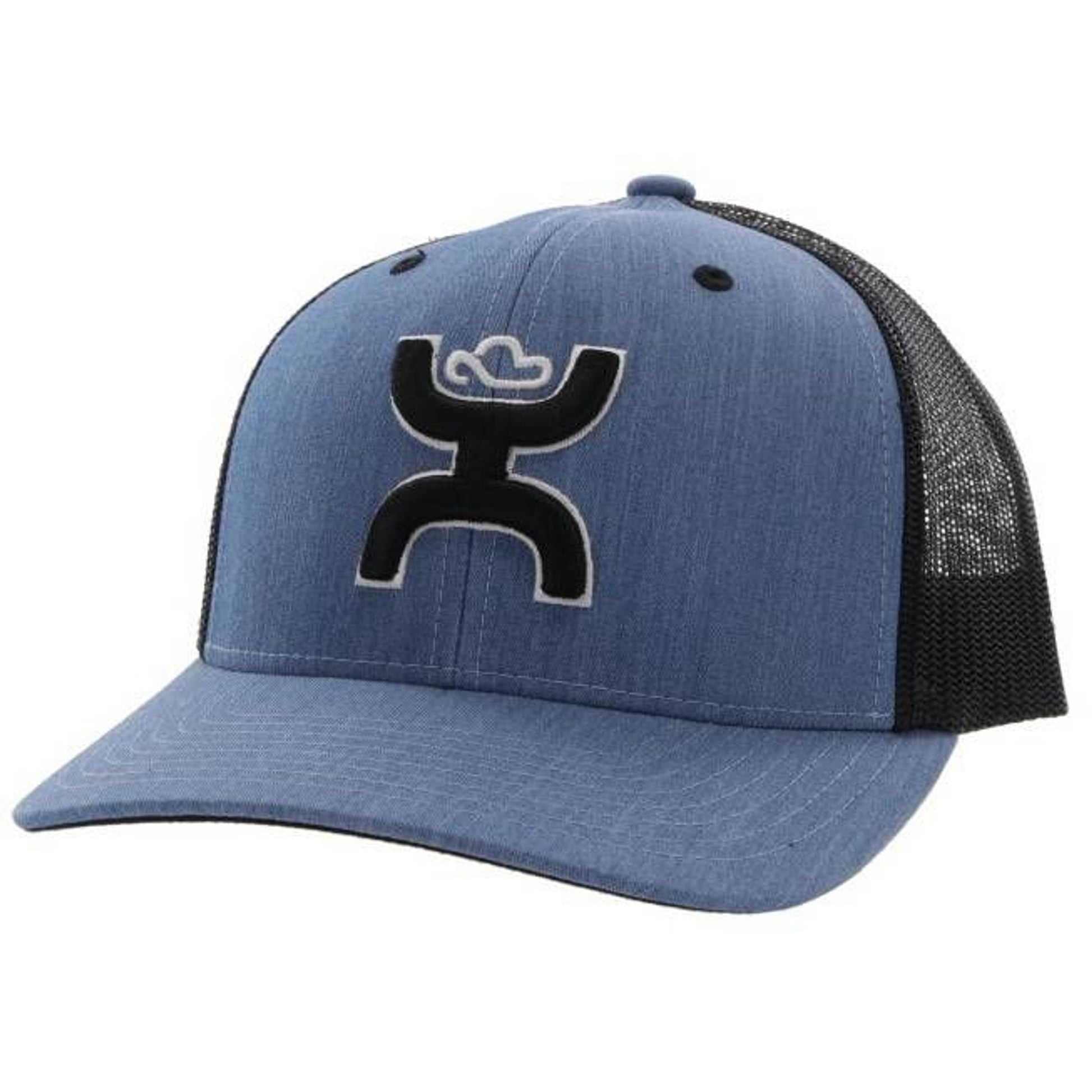 Hooey Trucker Cap Black/White Hooey Logo