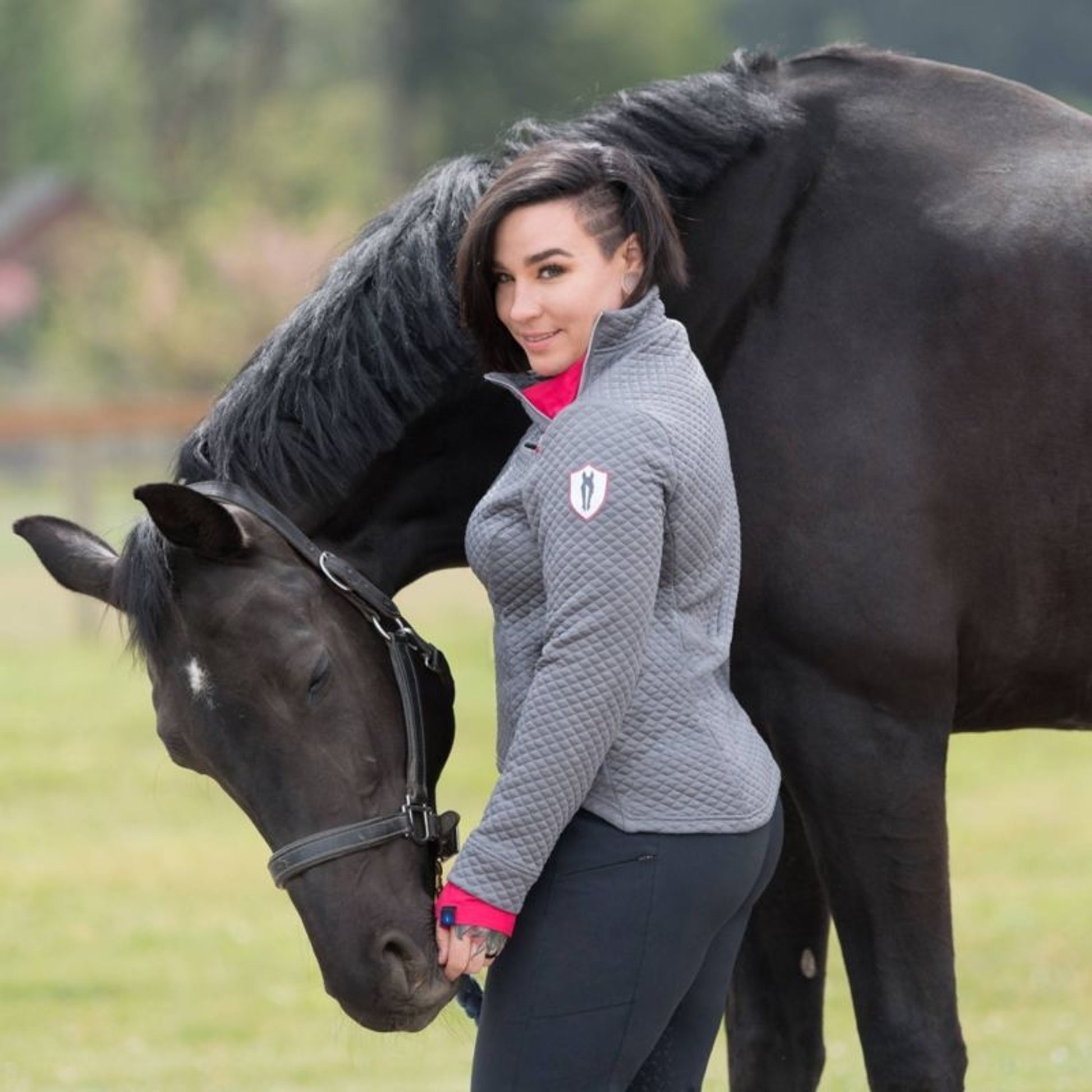 Irideon Ladies AirLoft Pullover X-Large Black/Vivi