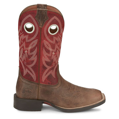 Justin Ladies Liberty Square Toe Boots