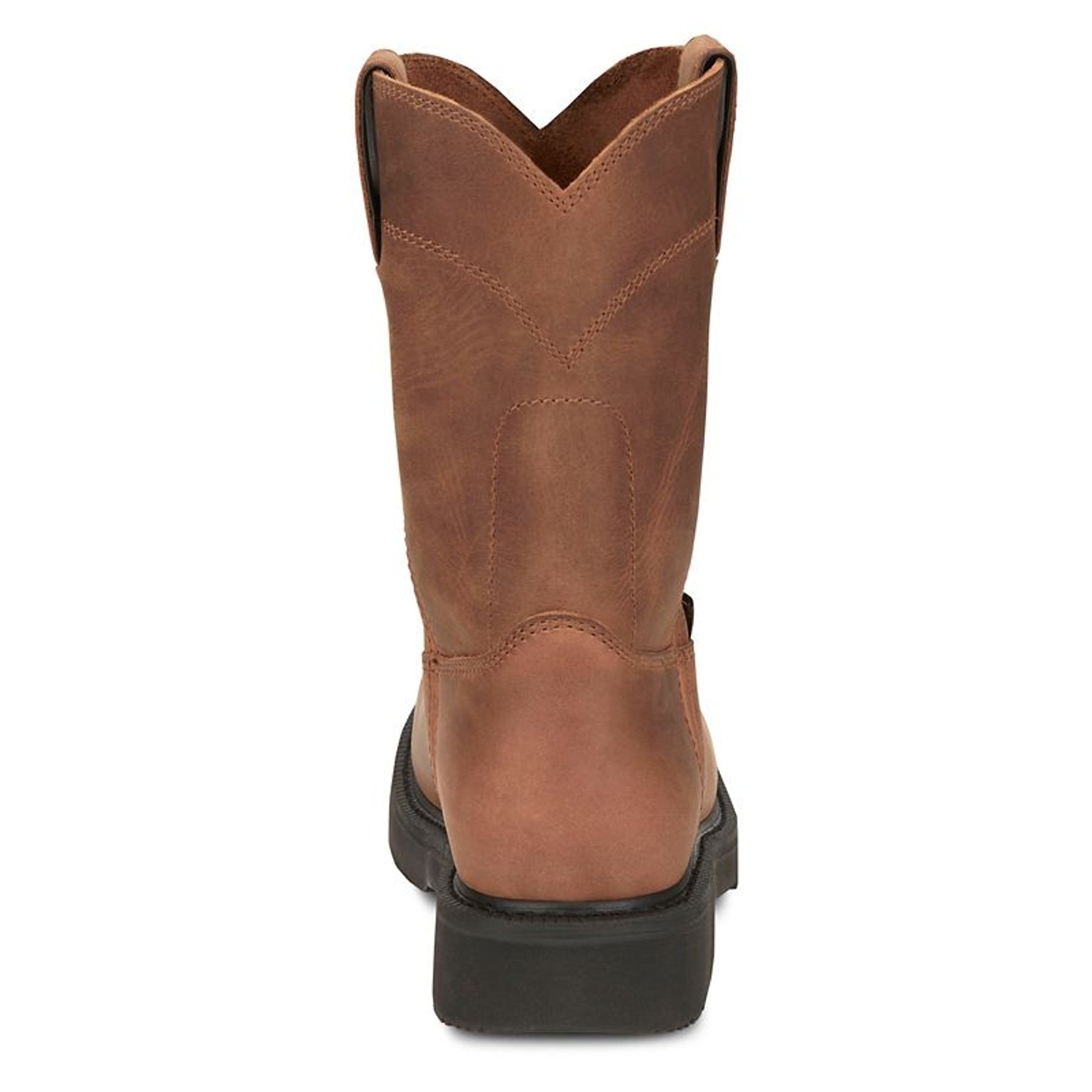 Justin Mens Pull On Round Toe Boots