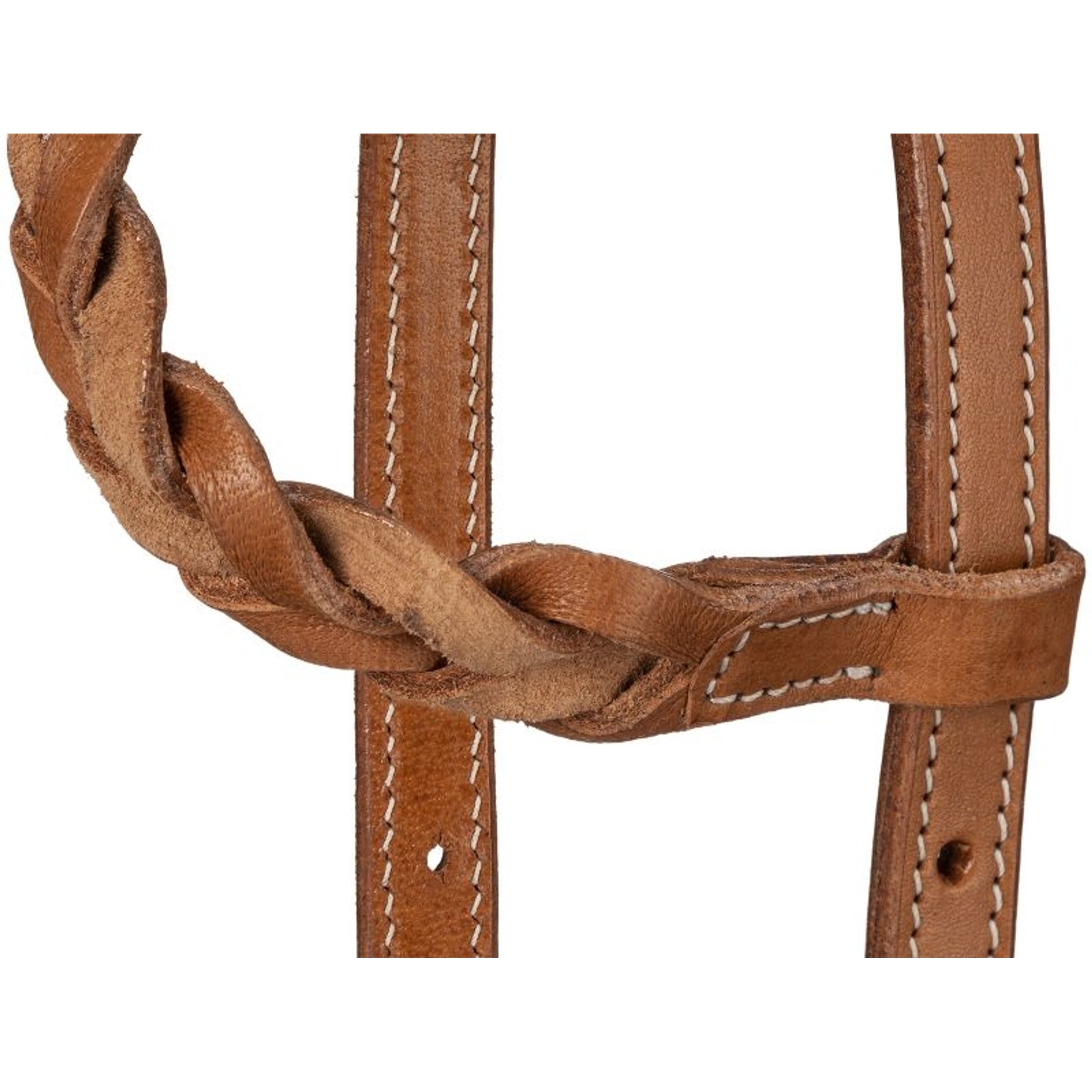 Royal King Braided Leather 1 Ear Headstall