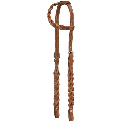 Royal King Braided Leather 1 Ear Headstall