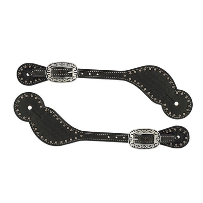 Weaver Basket Bridle Leather Spur Straps