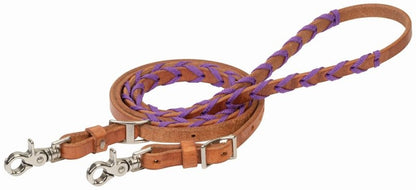 Weaver Leather Laced Barrel Rein 5/8 x 8