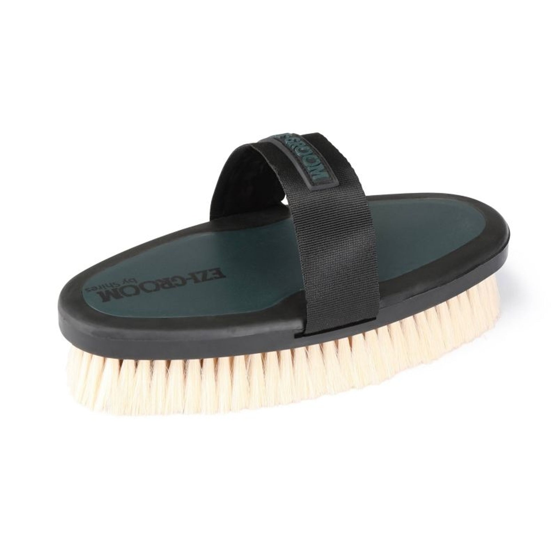 Ezi-Groom Grip Body Brush With Goat Hair