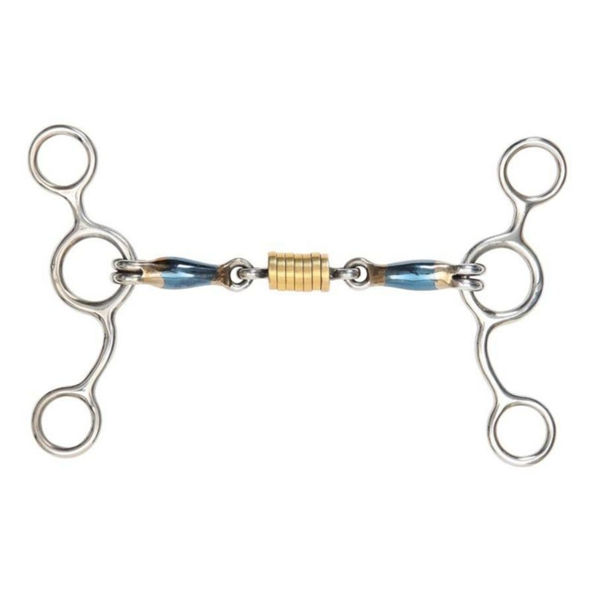 Shires Blue Sweet Iron Tom Thumb Roller Bit